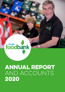 Front Cover of Foyle Foodbank Annual Report 2020